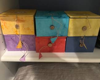Set of 6 Singing Bowls / $90