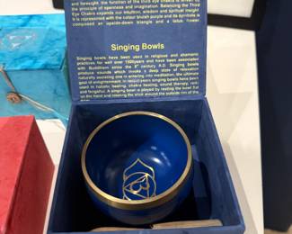 Set of 6 Singing Bowls / $90