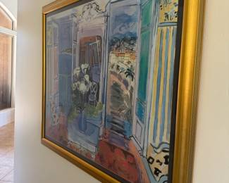 45.5" x 55" "Open Window" by Raoul Dufy $295