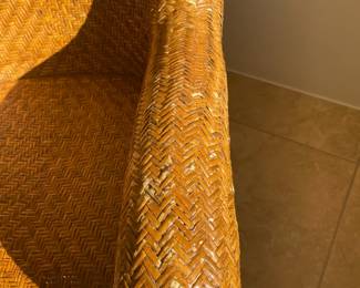 Set of 2 Wicker Chairs / 36" Height / Some wear on arms / $150