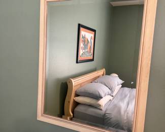 Light Wood Mirror $25