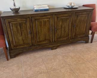 4 Drawer Buffet Cabinet / $495 / Length 85" Width 23" Height 38"