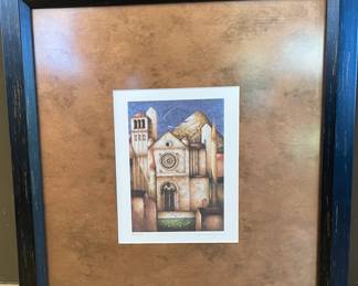 6 Paolo Grimaldi Lithograph Prints Framed $395