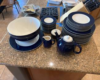 Set of Blue and White Dishes $40