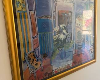 45.5" x 55" "Open Window" by Raoul Dufy $295