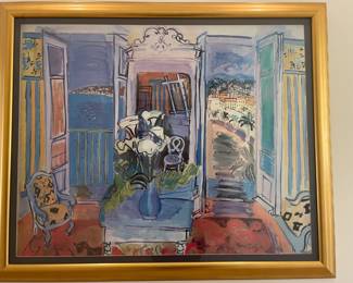 45.5" x 55" "Open Window" by Raoul Dufy $295