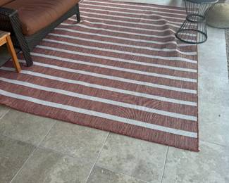 Outdoor Rug $50 (2 Available) 119" x 83"