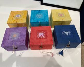 Set of 6 Singing Bowls / $90