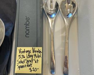 Vintage Nambe Salad Set $20