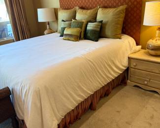 King Headboard and Matching Skirt $50
