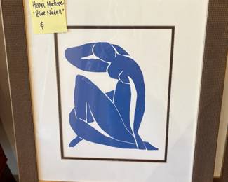 Henry Matisse Fine Print $150