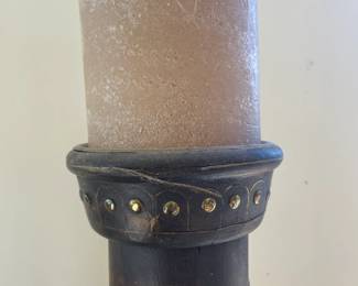 3 Large Candlesticks / 35" and 22" / $50