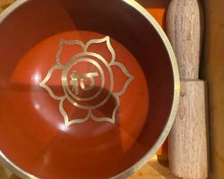Set of 6 Singing Bowls / $90