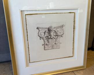 Gold Framed Art Piece $50