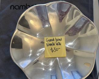 Grand Bowl Nambe $30