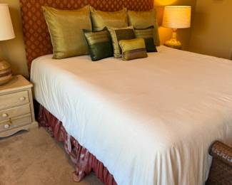 King Headboard and Matching Skirt $50