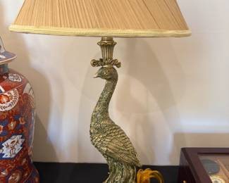 Peacock Lamp $30