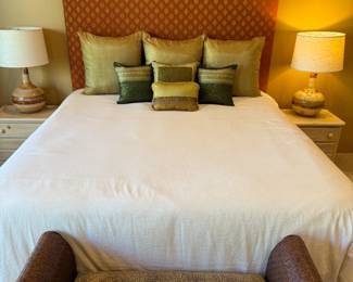 King Headboard and Matching Skirt $50