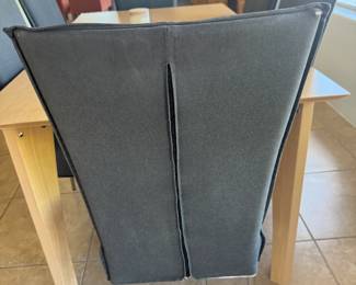Set of 6 Gray Modern Chairs $250 // Modern Light Wood Table 35.5" Width x 63" Length x 29" Height $250 // Set $500