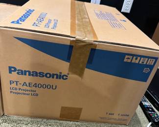 Panasonic LCD Projector with Screen $450