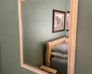 Light Wood Mirror $25