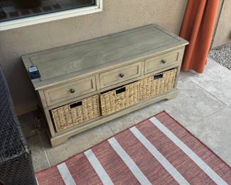 Outdoor Storage Unit with Baskets $50 / 42" x 15.5"