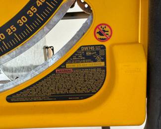 DeWalt Table Saw $225