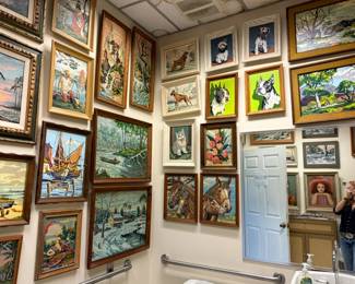 Thousands of vintage Paint by Numbers