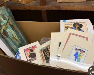 Vintage prints and ephemera 