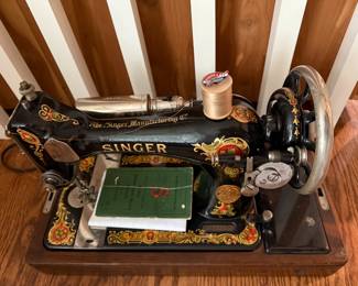 1900's sewing Machine with cover. MINT
