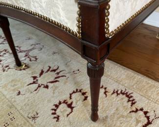 Fabulous vintage settee - pristine condition. Alternate view.
