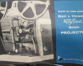 Vintage Bell & Howell 8mm Projector, Auto Load