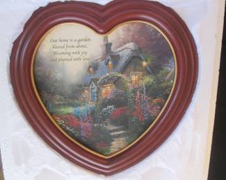 4-Thomas Kinkade Collector Plates