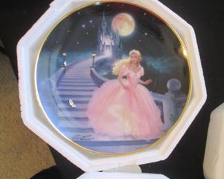 Franklin Mint, "The Magic of Cinderella", Gold Rim