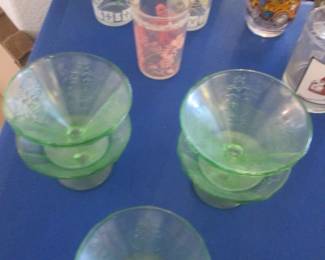 Green Depression Glass