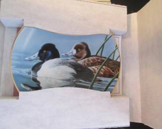 Ltd. Ed. "The Lesser Scaup", 1989-1990, Federal Duck Stamp Print, W.S. George Fine China