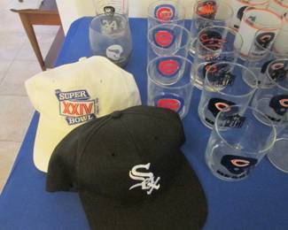 Chicago Cubs, Bears, Sports Memorabilia