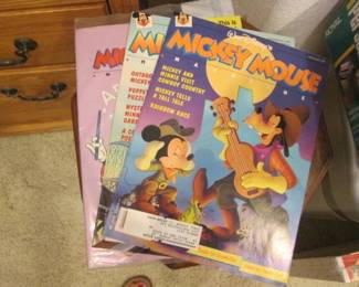 Early 1990's Walt Disney's Mickey Mouse Magazines