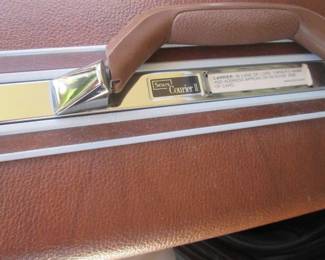 Vintage Sears "Courier" Luggage