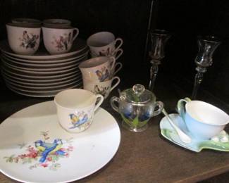 Vintage Bavarian China By Schumann, Hand-Painted Design