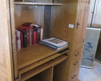 Computer Station, 73" X 24"