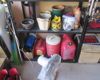 Gas Cans, Planting Supplies, Thermos