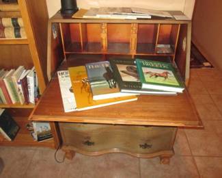 Drop-Front Desk, 30" X 16" X 38" High