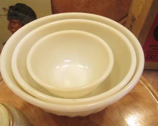 Vintage Fire King Mixing Bowls