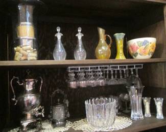 Glassware, Old Silver