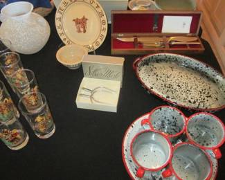 Enamelware "Splatterware" Design