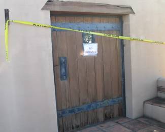 We will not be using front door for entrance