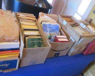 All The Sheet Music and Books