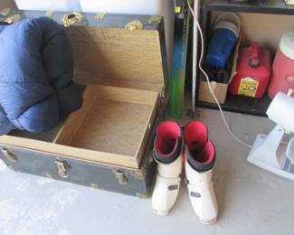 Steamer Trunk, Ski Boots