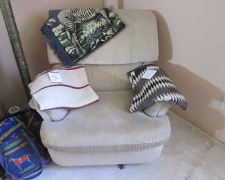 Recliner with Textiles